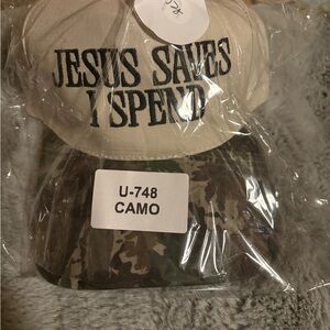 Jesus Saves I Spend - Hat / NWT